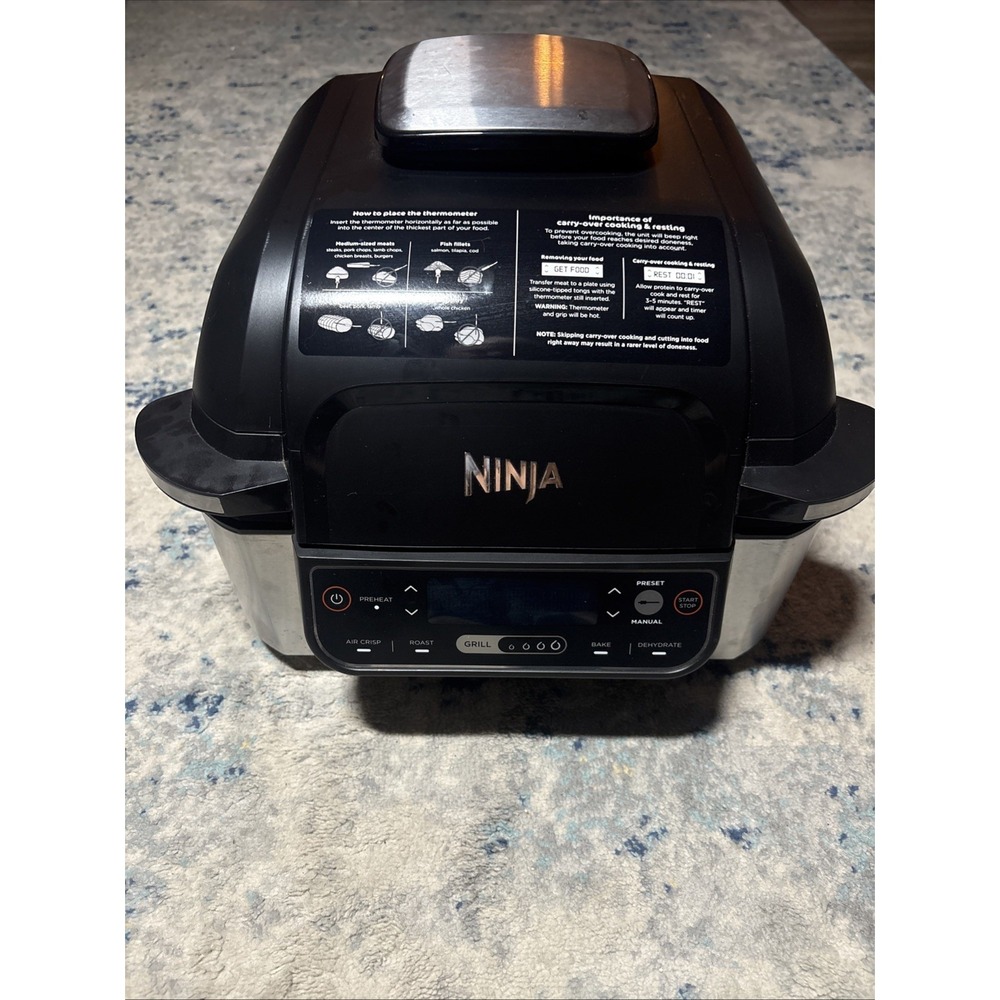 Ninja Foodi LG450CO Tested Air Fryer 5 in 1 Dehydrator Grill 4 Quart + Inserts